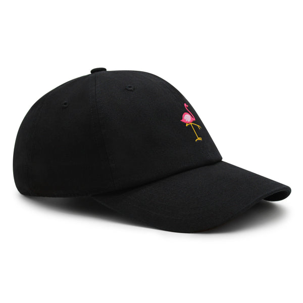 Flamingo Premium Dad Hat Embroidered Baseball Cap Bird Pink