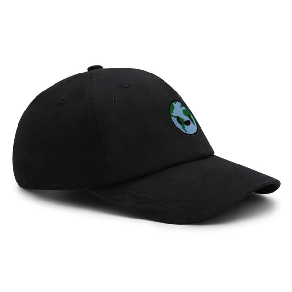 Happy Earth Premium Dad Hat Embroidered Baseball Cap Earth Environment