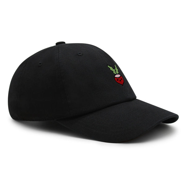 Radish Premium Dad Hat Embroidered Baseball Cap Vegan Vegetable Farmer