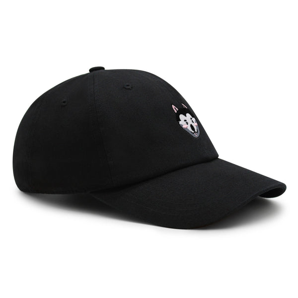 Husky Premium Dad Hat Embroidered Baseball Cap Dog Puppy