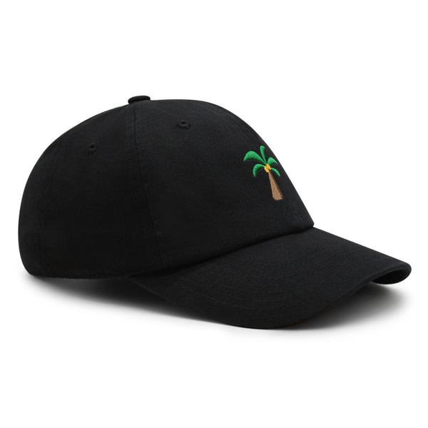 Palm Tree Premium Dad Hat Embroidered Baseball Cap Coconut