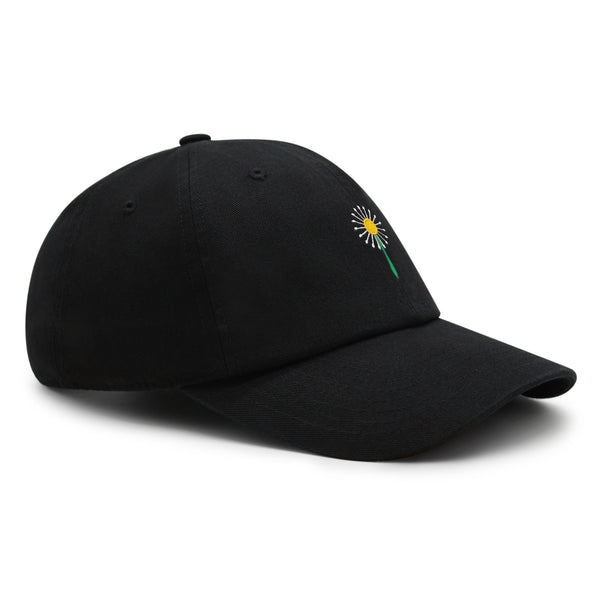 Dandelion Premium Dad Hat Embroidered Baseball Cap Flower