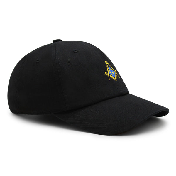 Masonic Symbol Premium Dad Hat Embroidered Cotton Baseball Cap Freemason