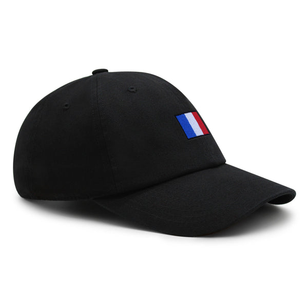 France Flag Premium Dad Hat Embroidered Cotton Baseball Cap Soccer