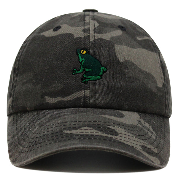 Frog Premium Dad Hat Embroidered Baseball Cap Pond