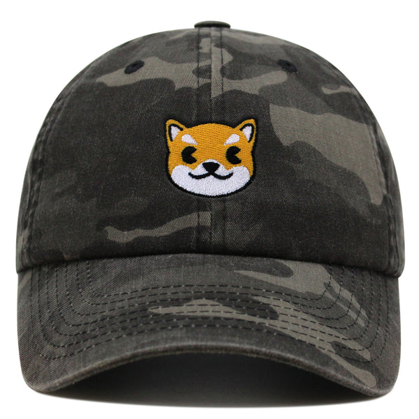 Shiba Premium Dad Hat Embroidered Baseball Cap Dog Puppy