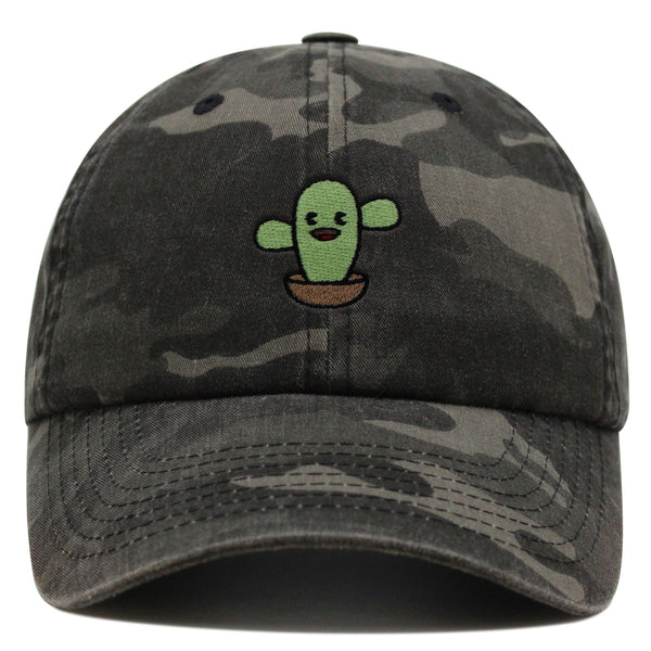 Cute Cactus Premium Dad Hat Embroidered Baseball Cap Desert