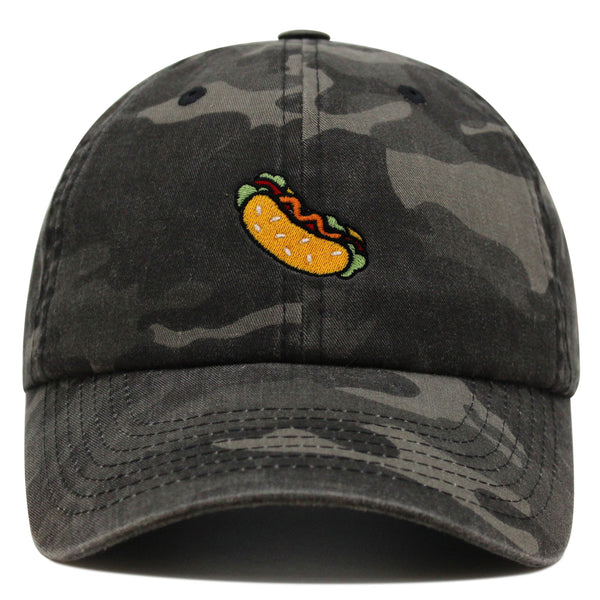 Hot Dog Premium Dad Hat Embroidered Baseball Cap Fast Food