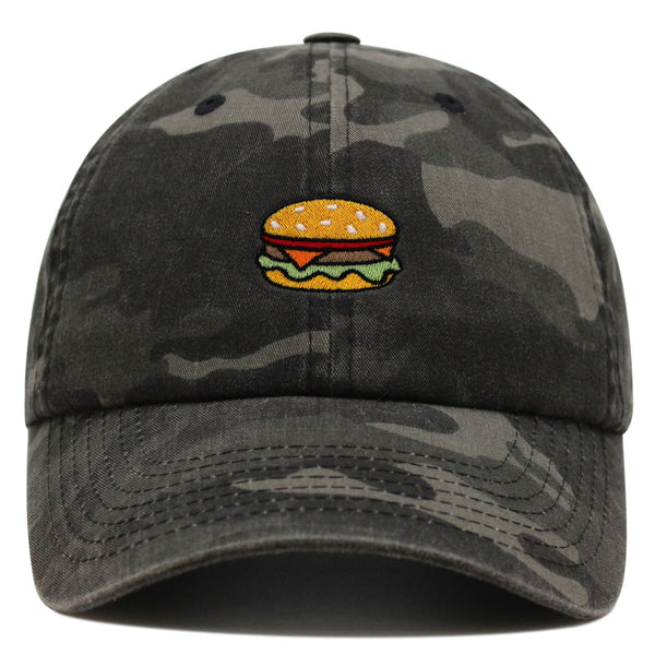 Hamburger Premium Dad Hat Embroidered Baseball Cap Fast Food