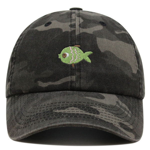 Fish Premium Dad Hat Embroidered Baseball Cap Aquarium