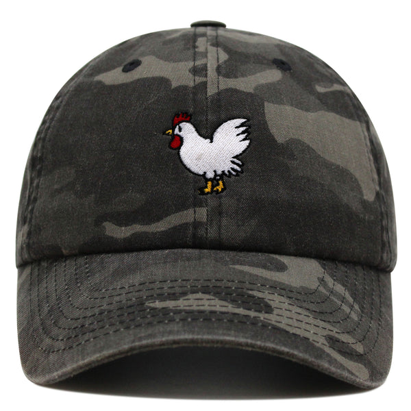 Chicken Premium Dad Hat Embroidered Baseball Cap Chick Fried