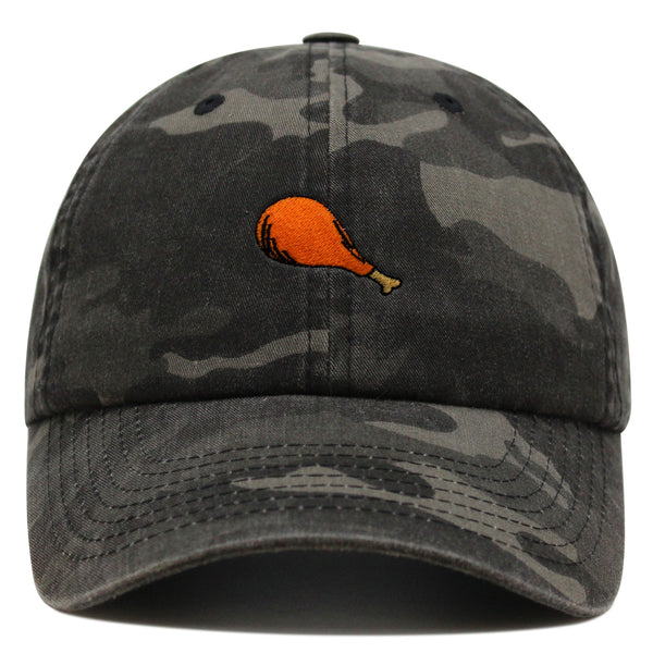 Chicken Leg Premium Dad Hat Embroidered Baseball Cap Foodie