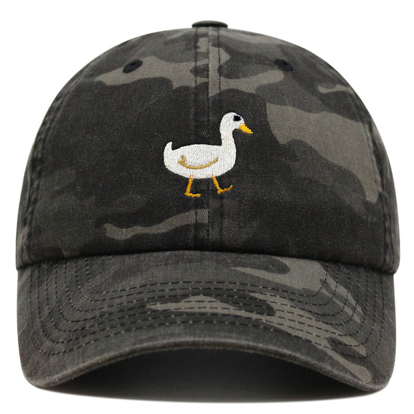 Duck Premium Dad Hat Embroidered Baseball Cap Bird Lake