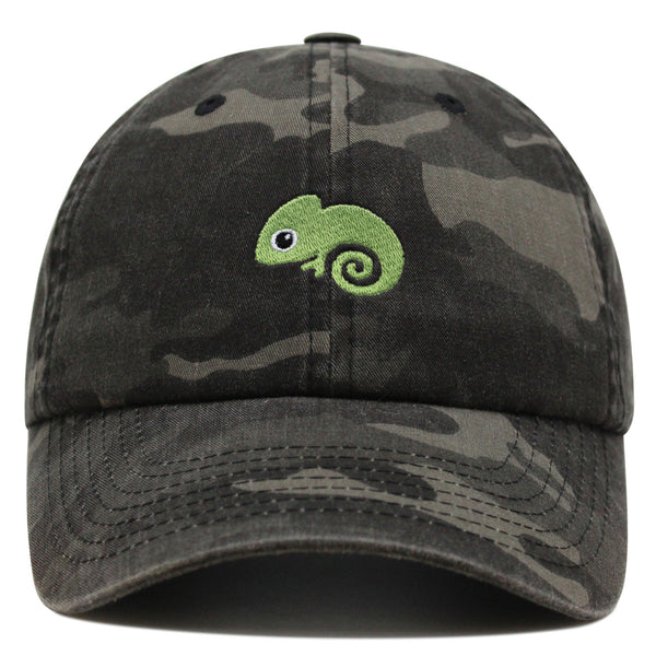 Chameleon Premium Dad Hat Embroidered Baseball Cap Amazon Jungle