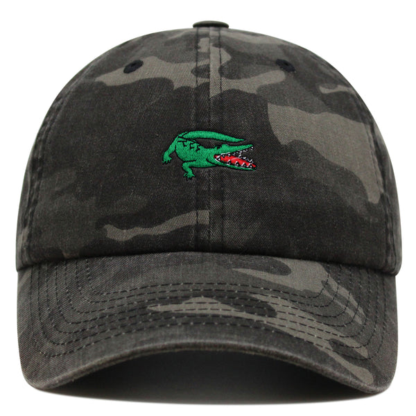 Crocodile Premium Dad Hat Embroidered Baseball Cap Alligator Jungle