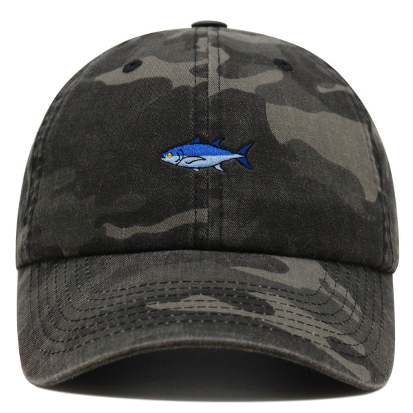 Tuna Premium Dad Hat Embroidered Baseball Cap Fishing