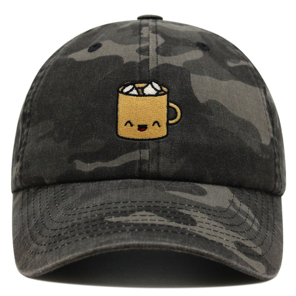 Hot Chocolate Premium Dad Hat Embroidered Baseball Cap Foodie Drink Coffee