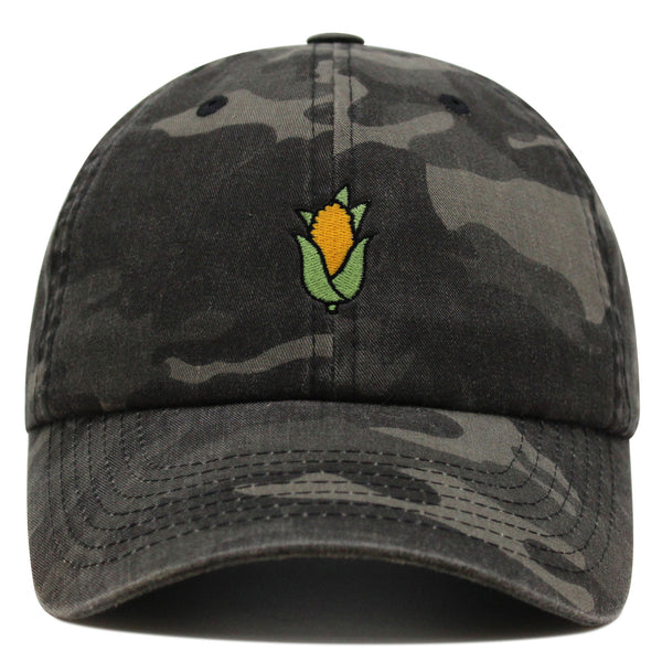 Corn Premium Dad Hat Embroidered Baseball Cap Vegetable Foodie Farmers