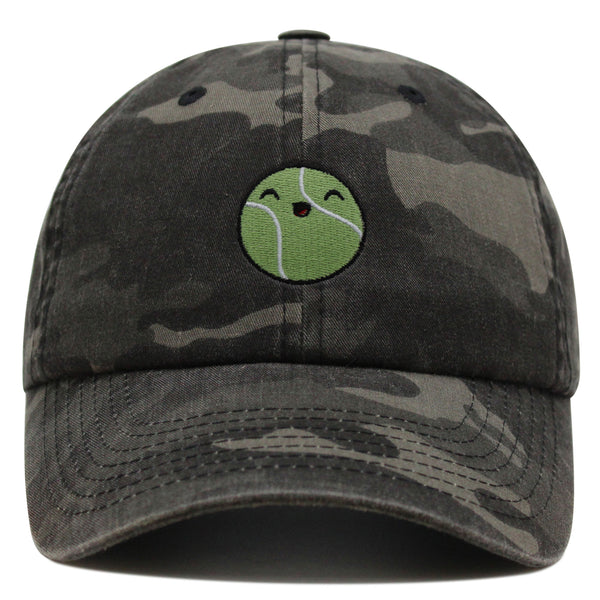 Happy Tennis ball Premium Dad Hat Embroidered Baseball Cap Sports Sharapova