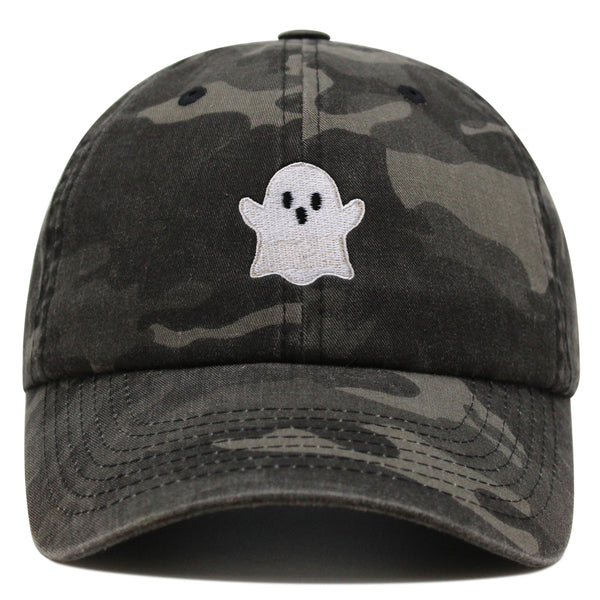 Halloween Ghost Premium Dad Hat Embroidered Baseball Cap Scary Horror