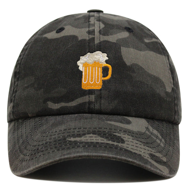 Beer Mug Premium Dad Hat Embroidered Baseball Cap Party