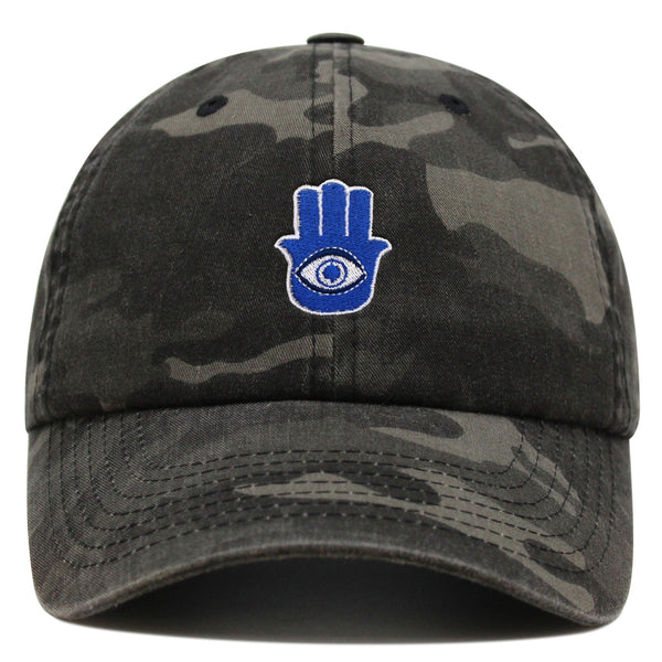 Hamsa Evil Eye Premium Dad Hat Embroidered Baseball Cap Turkey Spirit