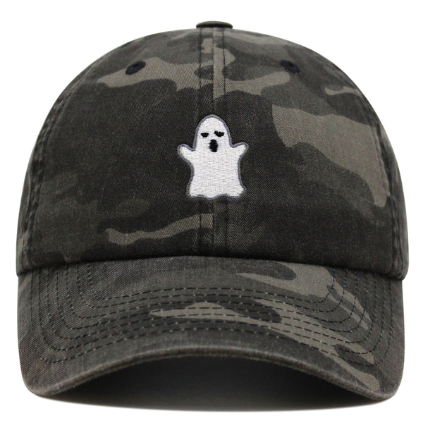 Ghost Premium Dad Hat Embroidered Baseball Cap Halloween Cute