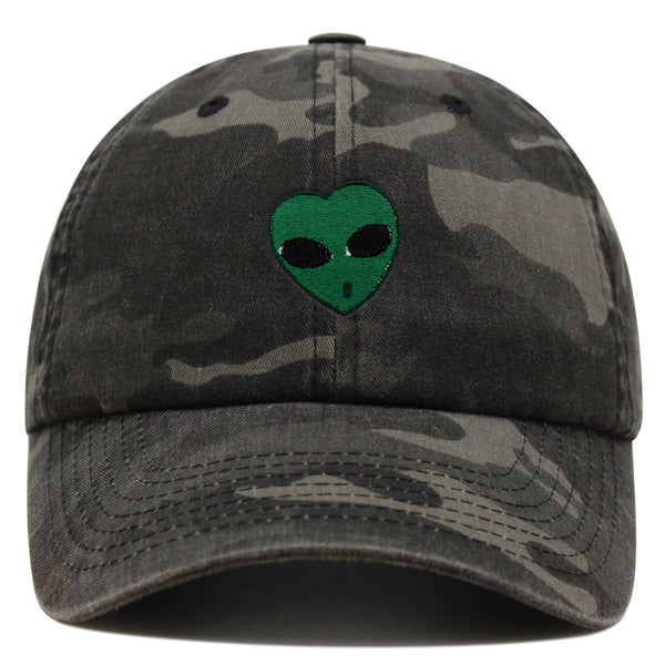 Alien Premium Dad Hat Embroidered Baseball Cap Area 51 Space