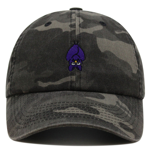 Bat Premium Dad Hat Embroidered Baseball Cap Cave Virus