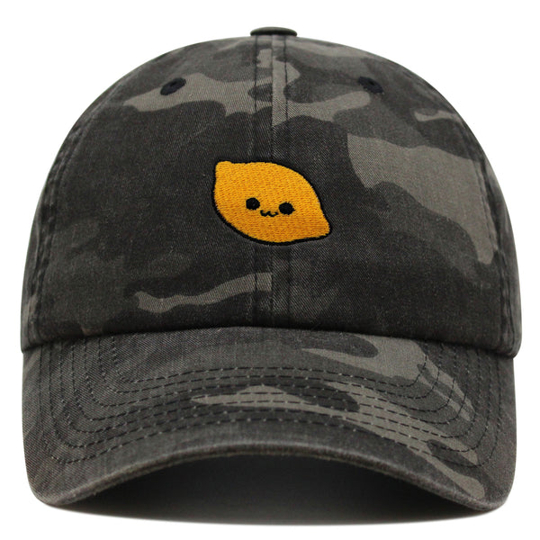 Lemon Premium Dad Hat Embroidered Baseball Cap Citrus Lime