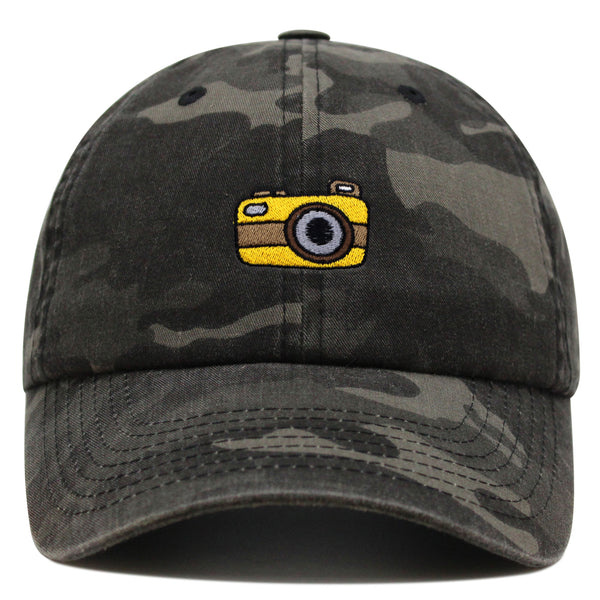 Camera Premium Dad Hat Embroidered Baseball Cap Digital Film