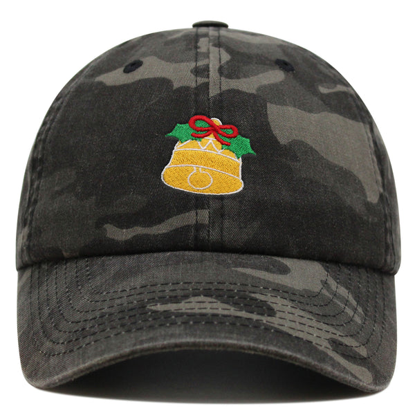 Christmas Premium Dad Hat Embroidered Baseball Cap Bell Gift