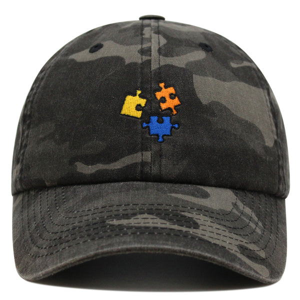 Puzzle Premium Dad Hat Embroidered Baseball Cap Board Game Gift