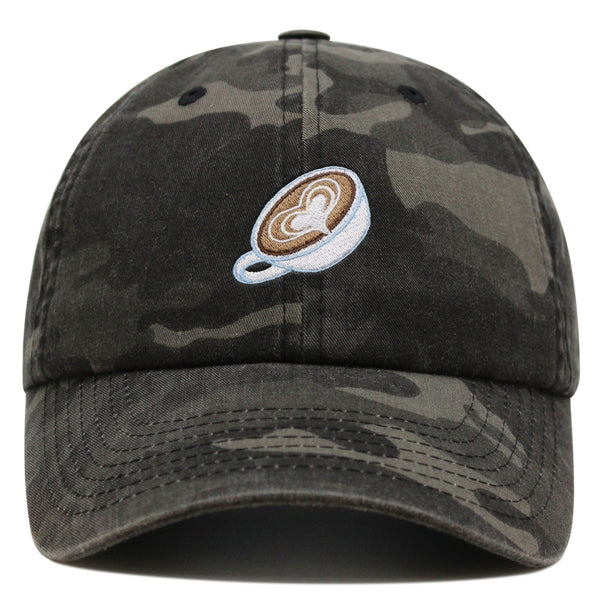 Latte Premium Dad Hat Embroidered Baseball Cap Coffee Cafe