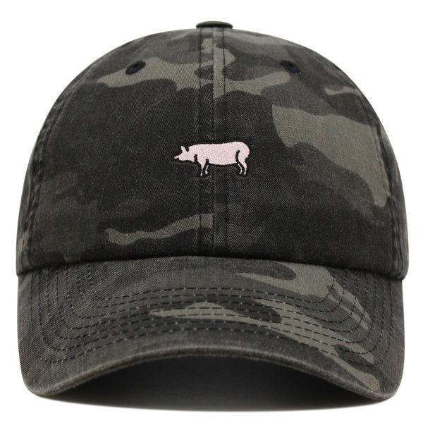 Pig Premium Dad Hat Embroidered Baseball Cap Skinny Porky