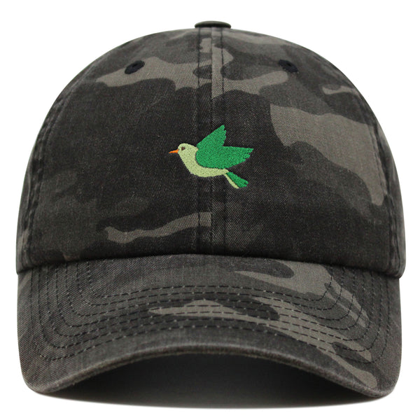 Bird  Premium Dad Hat Embroidered Baseball Cap Green