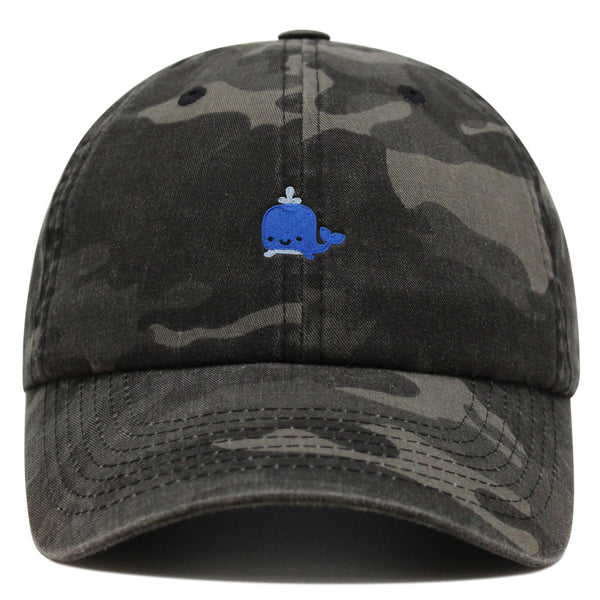 Party Whale  Premium Dad Hat Embroidered Baseball Cap Cute