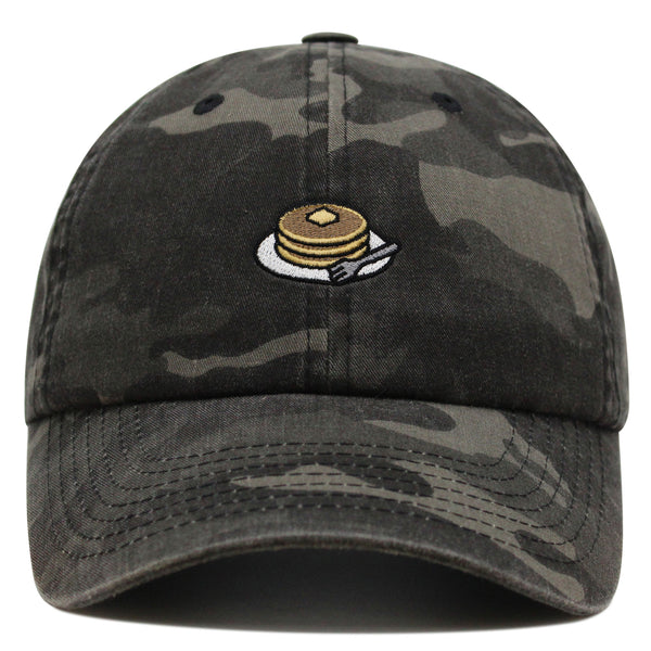 Pancakes Premium Dad Hat Embroidered Baseball Cap Foodie Breakfast