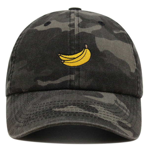 Banana Fruit Premium Dad Hat Embroidered Baseball Cap Monkey