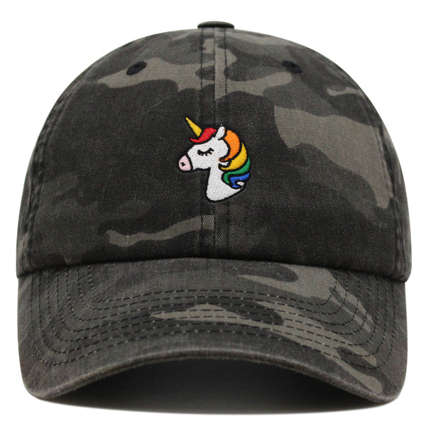 Unicorn Premium Dad Hat Embroidered Baseball Cap Horse