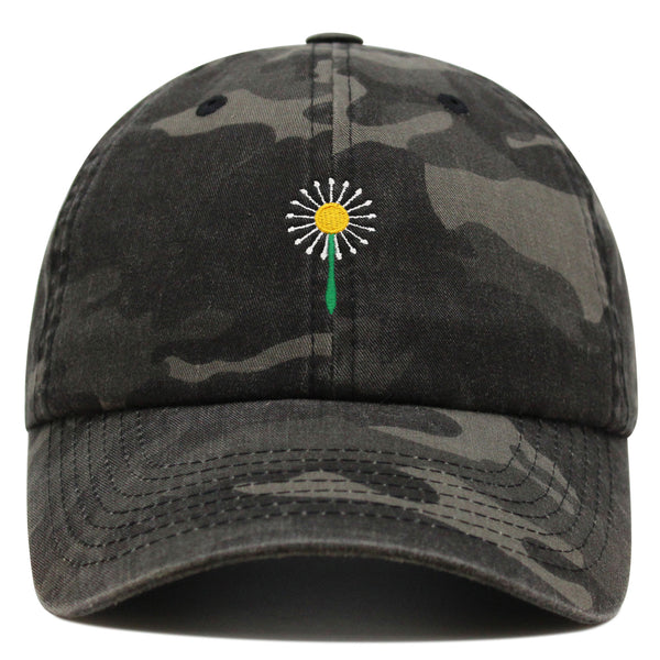 Dandelion Premium Dad Hat Embroidered Baseball Cap Flower