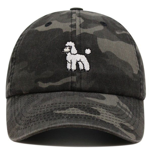 Fancy Poodle  Premium Dad Hat Embroidered Baseball Cap Puppies