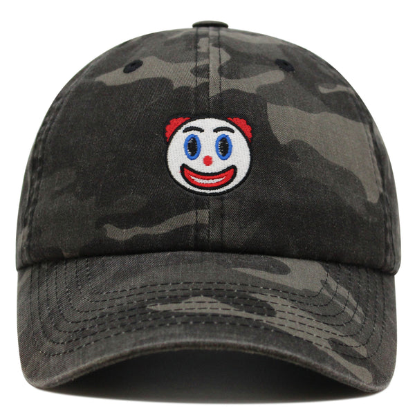 Clown Emoji Premium Dad Hat Embroidered Baseball Cap Circus