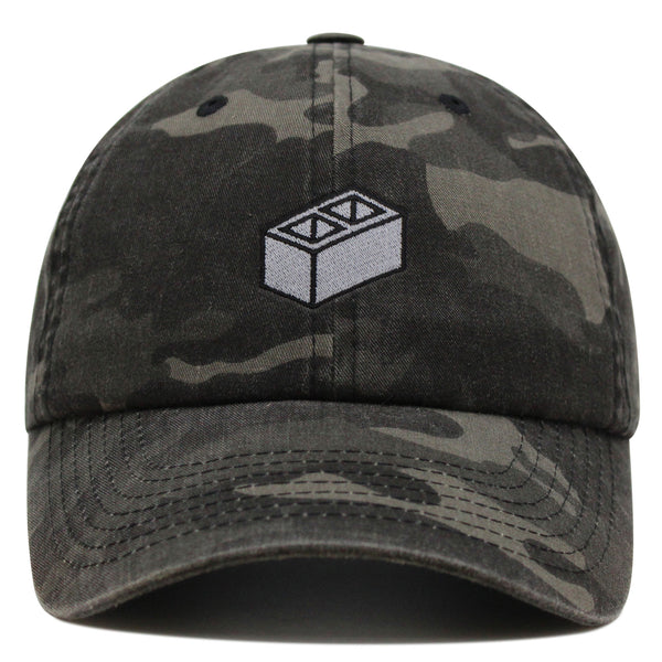 Cinder Block Premium Dad Hat Embroidered Baseball Cap Construction