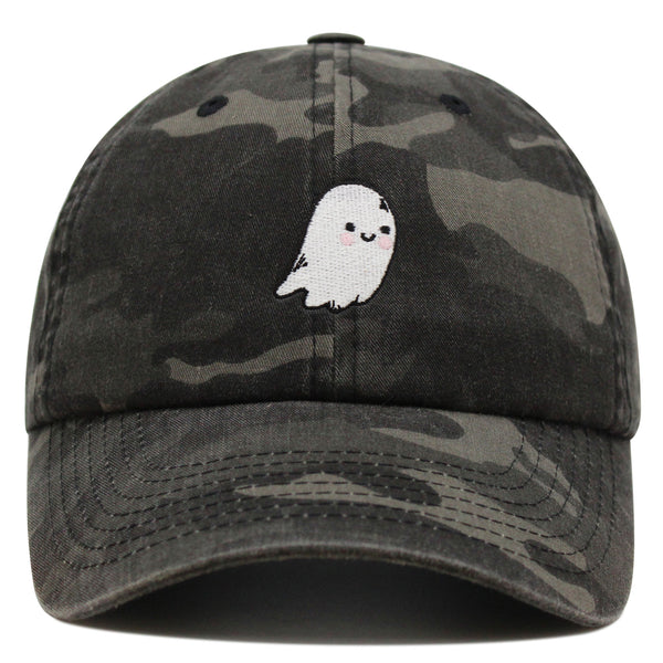 Cute Ghost Premium Dad Hat Embroidered Baseball Cap Scary