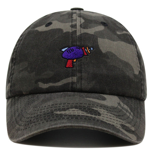 Sci Fi Laser Gun Premium Dad Hat Embroidered Baseball Cap Cartoon