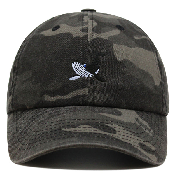 Humpback Whale Premium Dad Hat Embroidered Baseball Cap Ocean