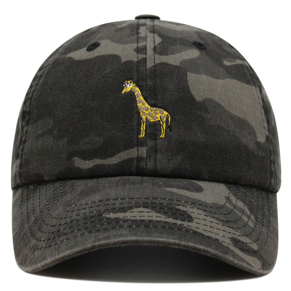 Giraffe Premium Dad Hat Embroidered Baseball Cap Africa Zoo