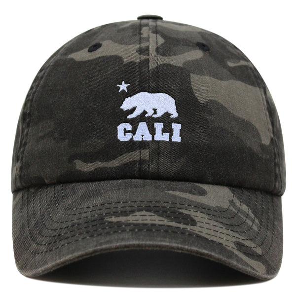 California Bear Premium Dad Hat Embroidered Cotton Baseball Cap West Coast