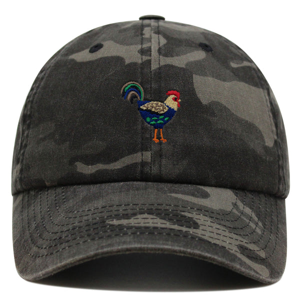 Colorful Chicken Premium Dad Hat Embroidered Cotton Baseball Cap Pollo